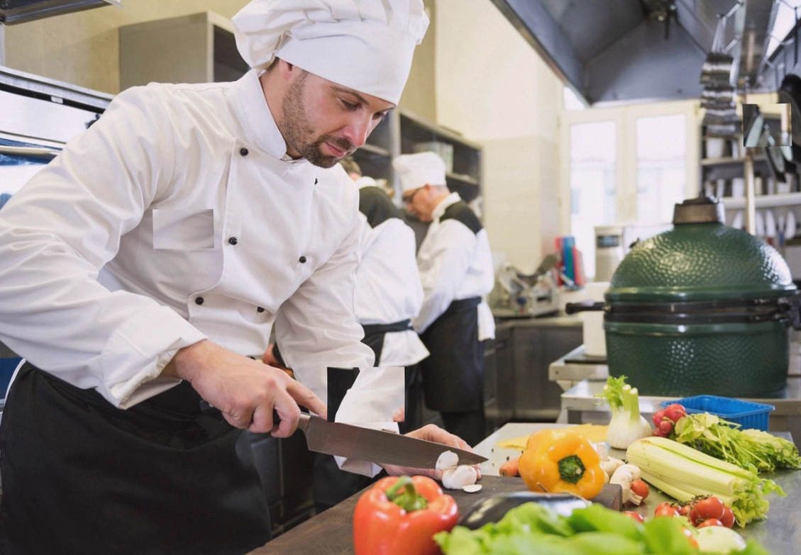 Team van Actiehorizon serveert tijdens een diner